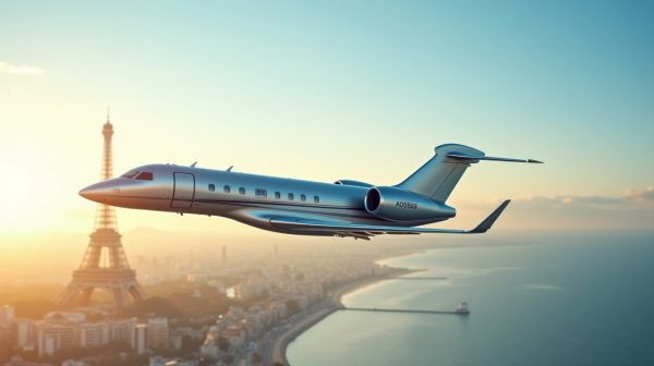 Average cost of private jet charter from Paris to Nice