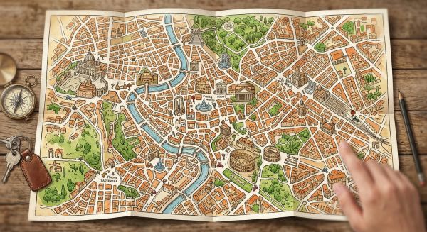 Why a tourist map of Rome is essential for discovering hidden gems